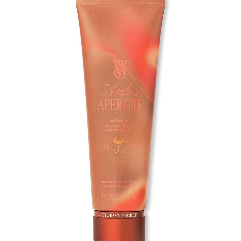 Victoria's Secret Amber Aperitif Lotion - Orange and Gold